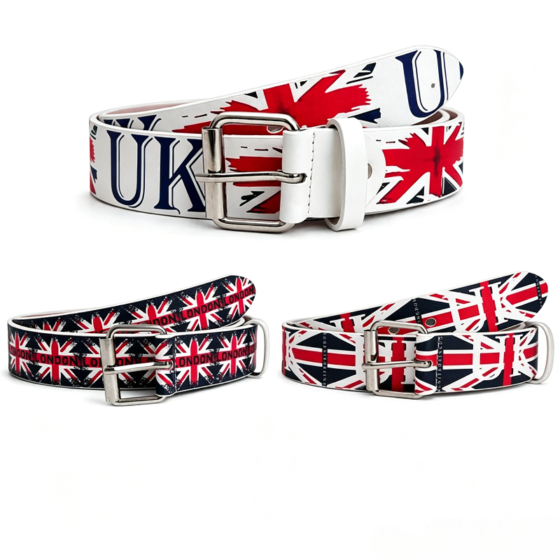 Men'S Fashion Uk - UK Union Jack Flag Print Belt