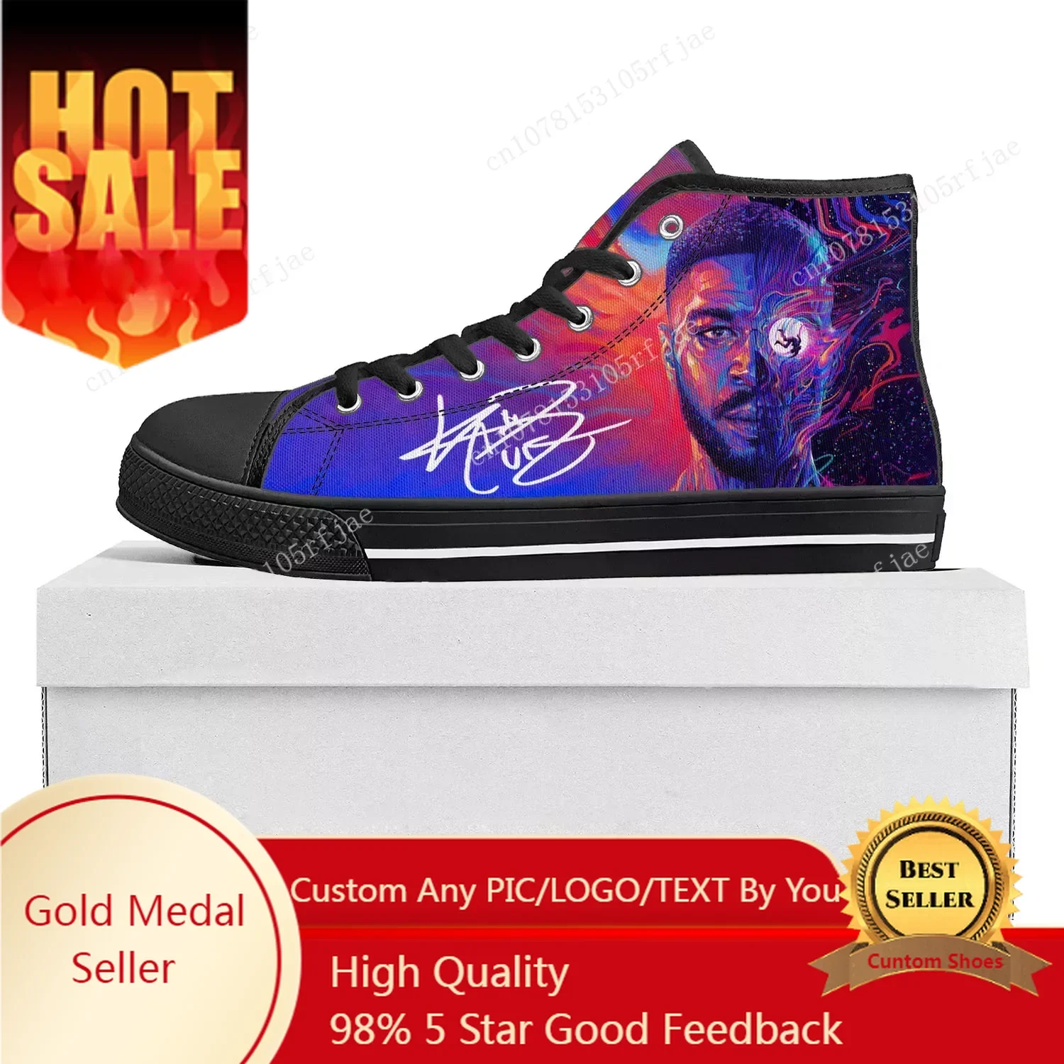 Men Fashion Kids - Kid Rapper Cudi Fashion High Top