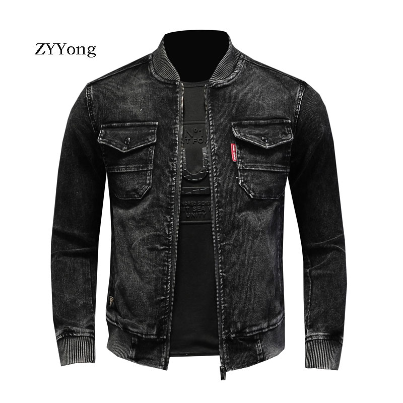 Bomber Jacket Men - Cổ Áo Đứng Phi Công Lái