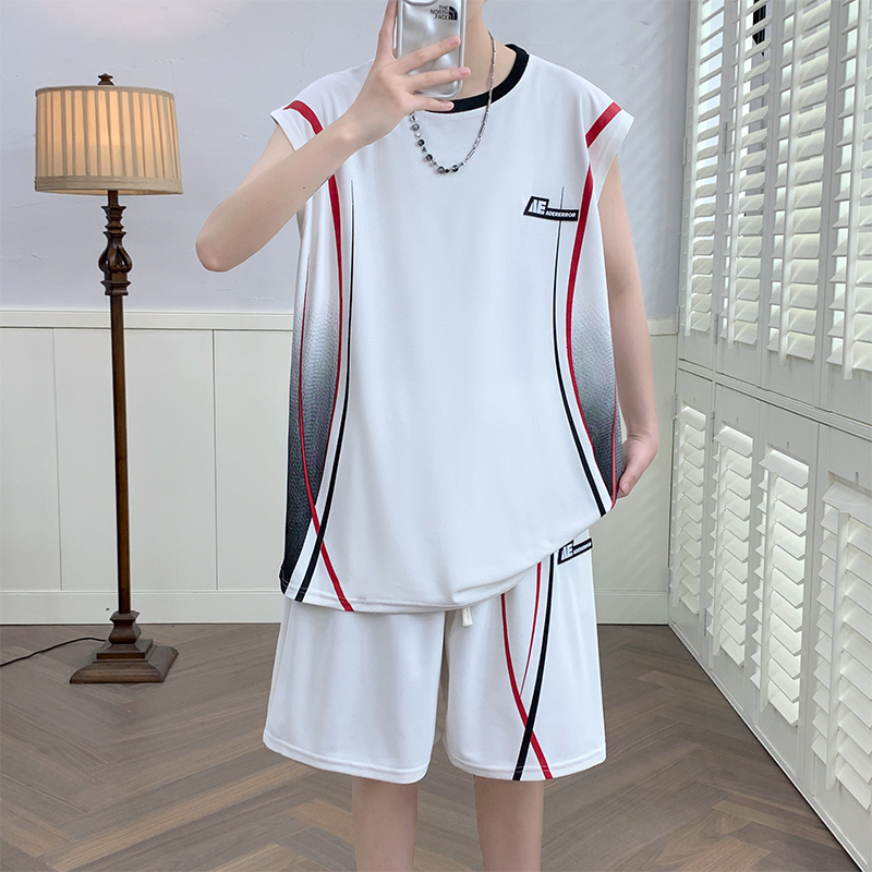 Mens Fashion Streetwear - Men's Casual 2-Piece Sportswear Set Streetwear