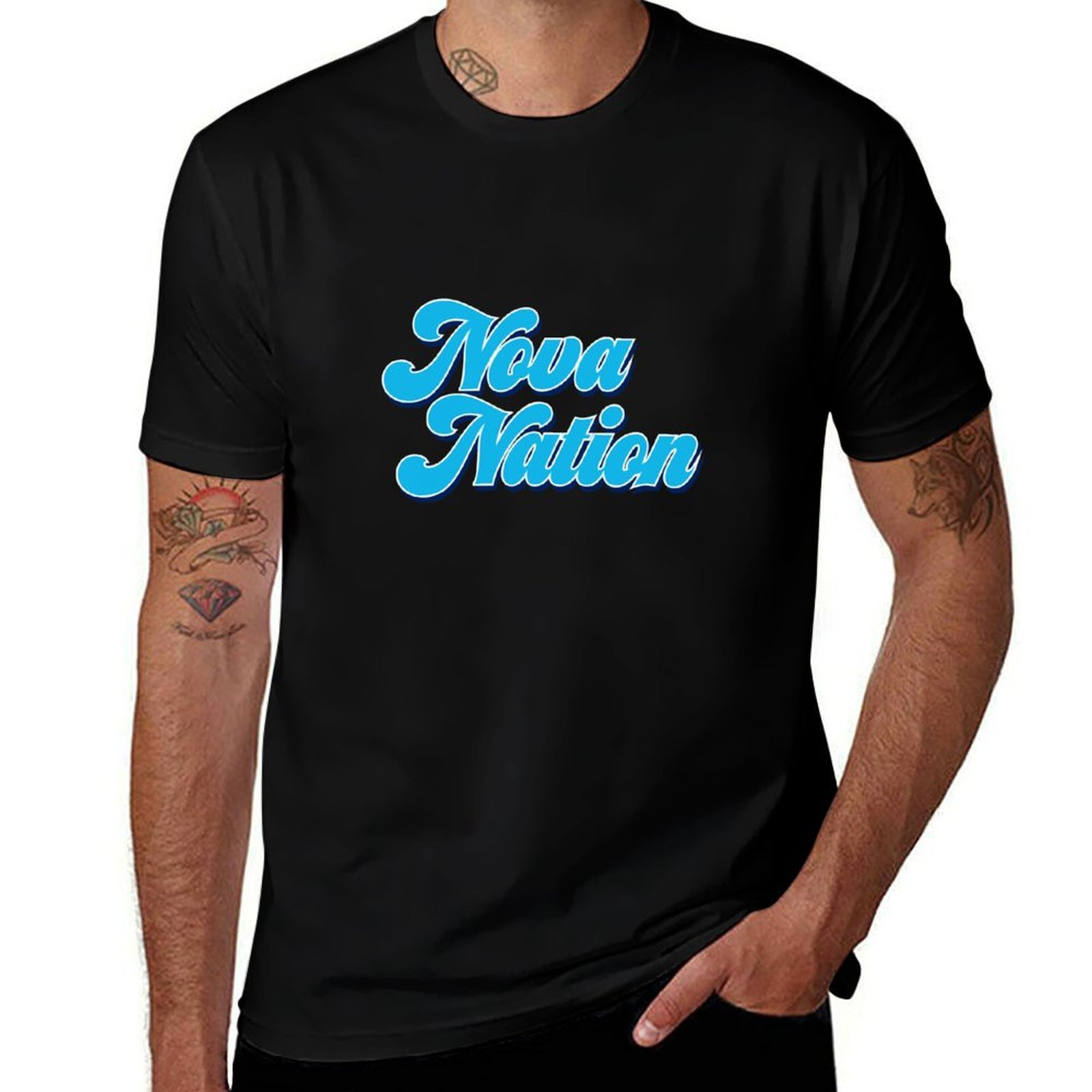 Men'S Fashion Nova Shirts - nova nation T-Shirt Street Fashion Casual