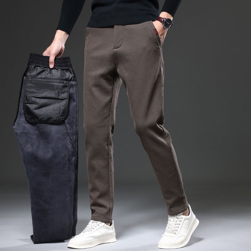 2026 Warm Fleece Pants Winter  - đánh giá và giá Men'S Fashion Jeans And Boots