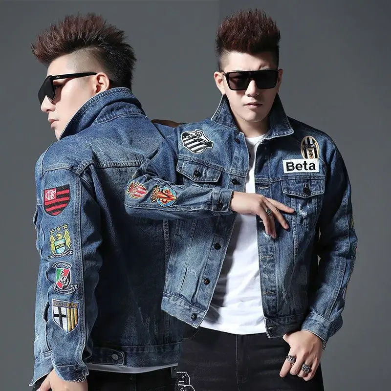 Autumn and winter new denim ja - đánh giá và giá Men'S Fashion Light Jacket