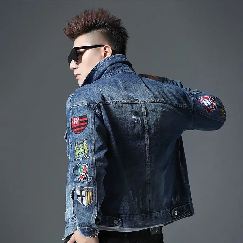 Autumn and winter new denim ja - đánh giá và giá Men'S Fashion Light Jacket