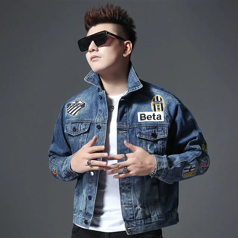 Autumn and winter new denim ja - đánh giá và giá Men'S Fashion Light Jacket