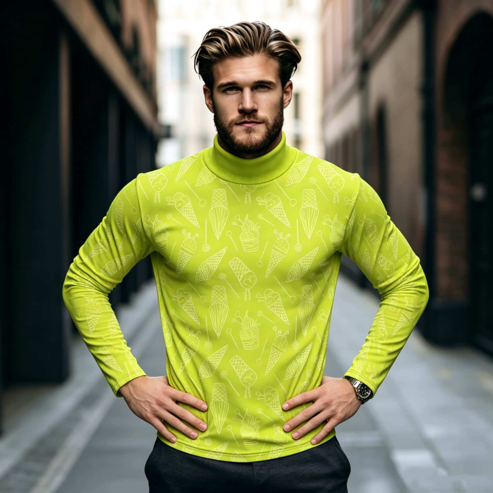 Novelty Dessert Graphic Men Mo - đánh giá và giá Mens Fashion Streetwear