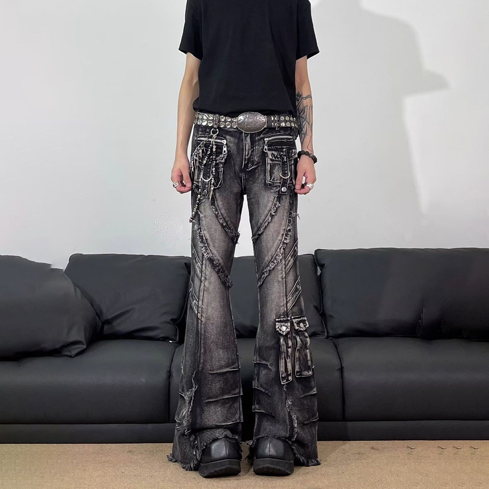 Mens Tassel Pocket Embellished - đánh giá và giá Men'S Fashion Jeans And Boots