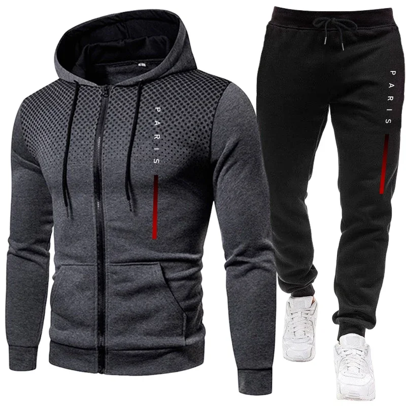 Fall Winter Daily Casual Sport - đánh giá và giá Men'S Fashion Zipper Hoodie