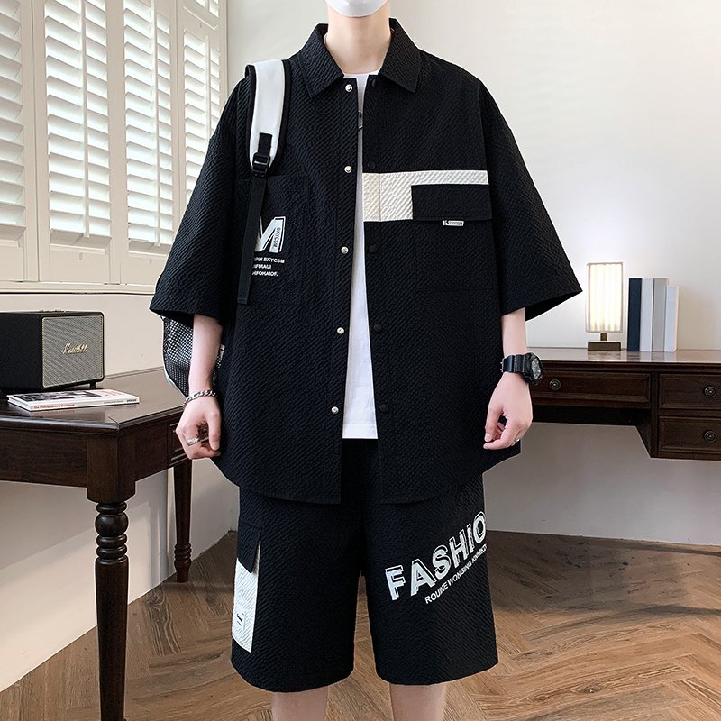 Fashion Men's Sets Top Shirts  - đánh giá và giá Mens Fashion Streetwear