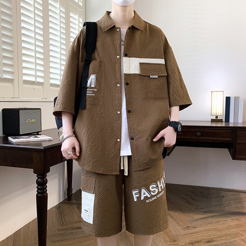 Fashion Men's Sets Top Shirts  - đánh giá và giá Mens Fashion Streetwear