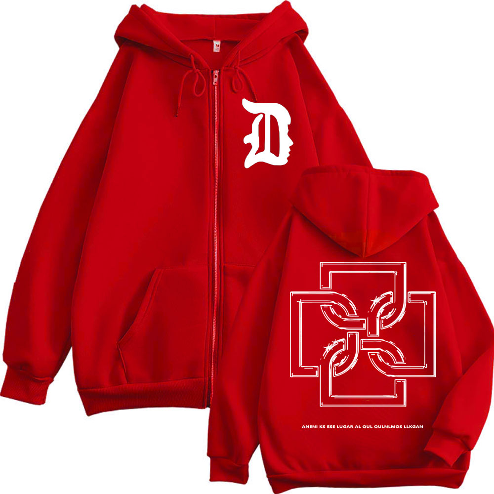 Customization Rapper Duki Logo - đánh giá và giá Men'S Fashion Zipper Hoodie