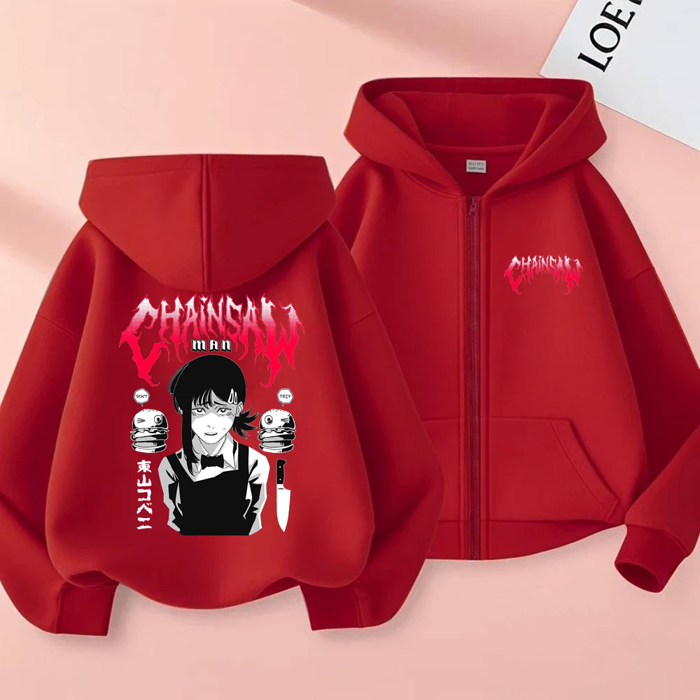 Custom Custom Anime Chainsaw M - đánh giá và giá Men'S Fashion Zipper Hoodie