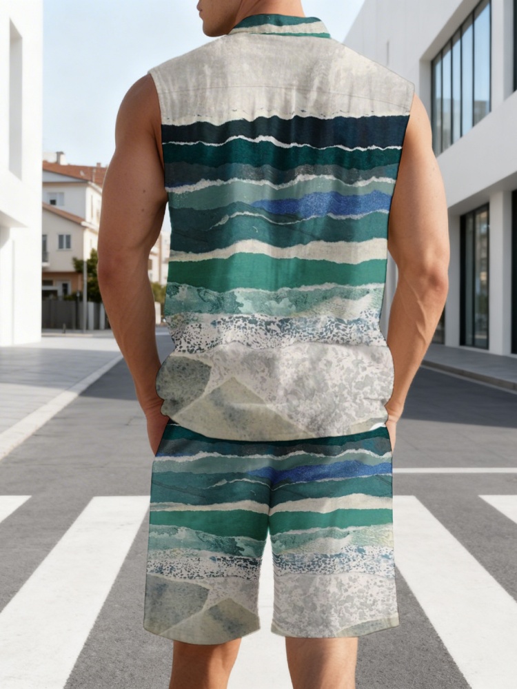 Fashion Summer Men's 2Pcs Set  - đánh giá và giá Mens Fashion Streetwear