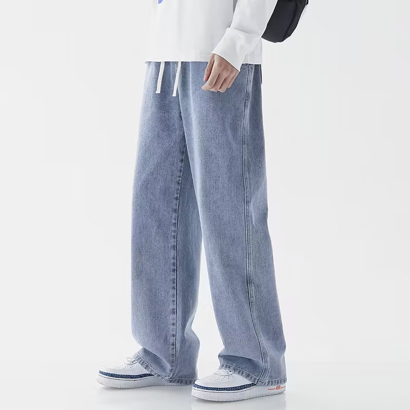 Korean Style Streetwear New Fa - đánh giá và giá Men'S Fashion Grey Jeans