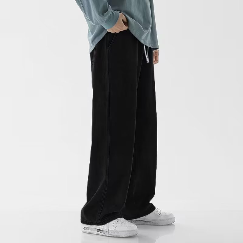 Korean Style Streetwear New Fa - đánh giá và giá Men'S Fashion Grey Jeans