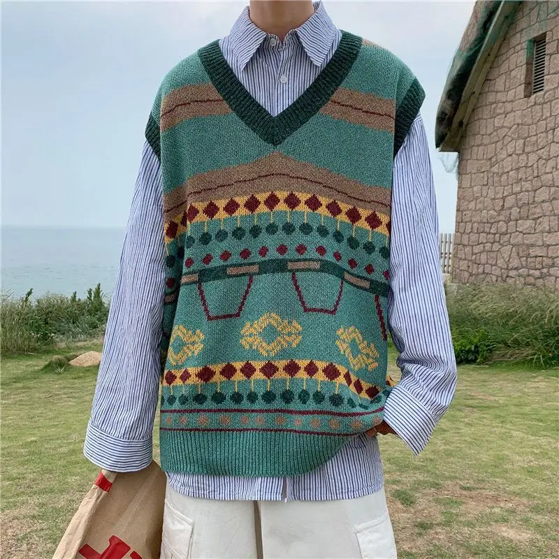 Waistcoat Korean Fashion Knit  - đánh giá và giá Men'S Fashion Reviews