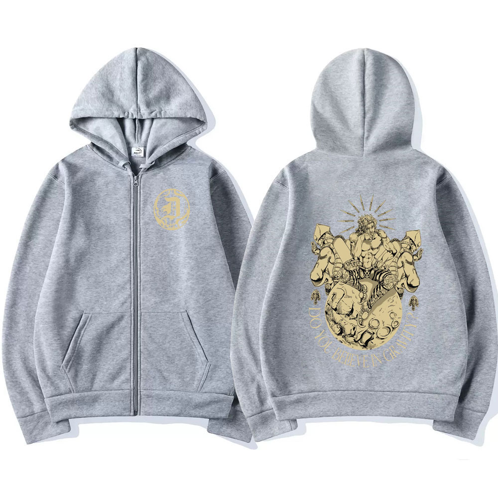 Anime Jojo Bizarre Adventure Z - đánh giá và giá Men'S Fashion Zipper Hoodie