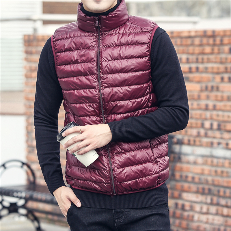 Men's Sleeveless Puffer Jacket - đánh giá và giá Men'S Fashion Light Jacket