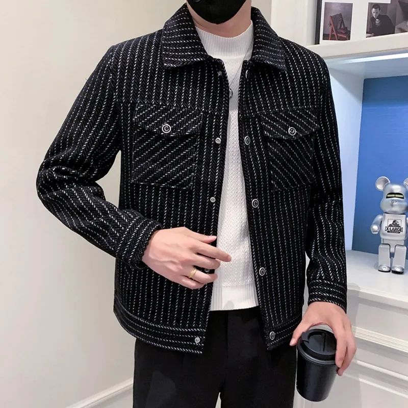 Male Wool & Blends Coats Strip - đánh giá và giá Men'S Fashion Reviews
