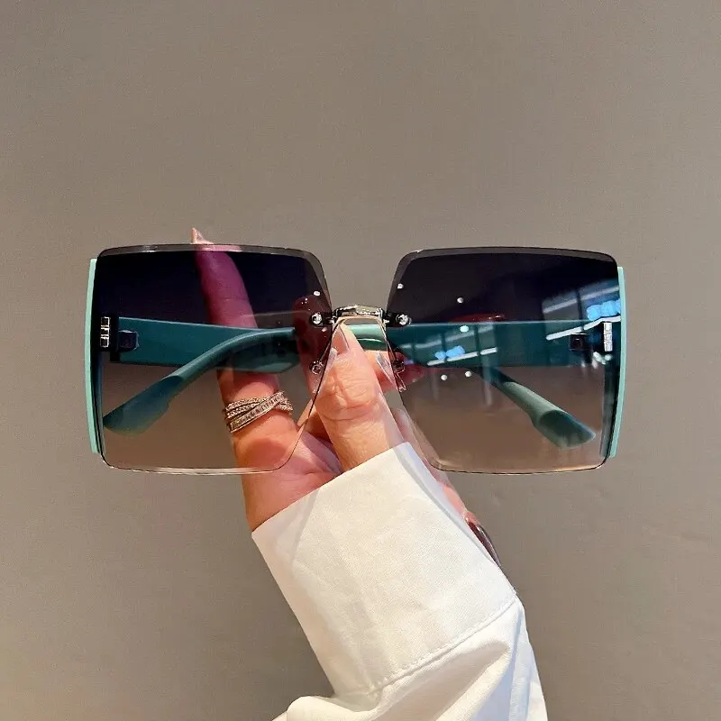 New Square Frameless Retro Sun - đánh giá và giá Men'S Fashion Luxury Brands