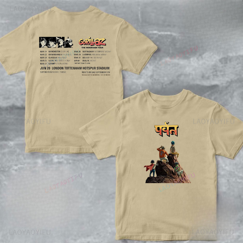 Unisex Cotton Tshirt Gorillaz  - đánh giá và giá Men'S Fashion Uk