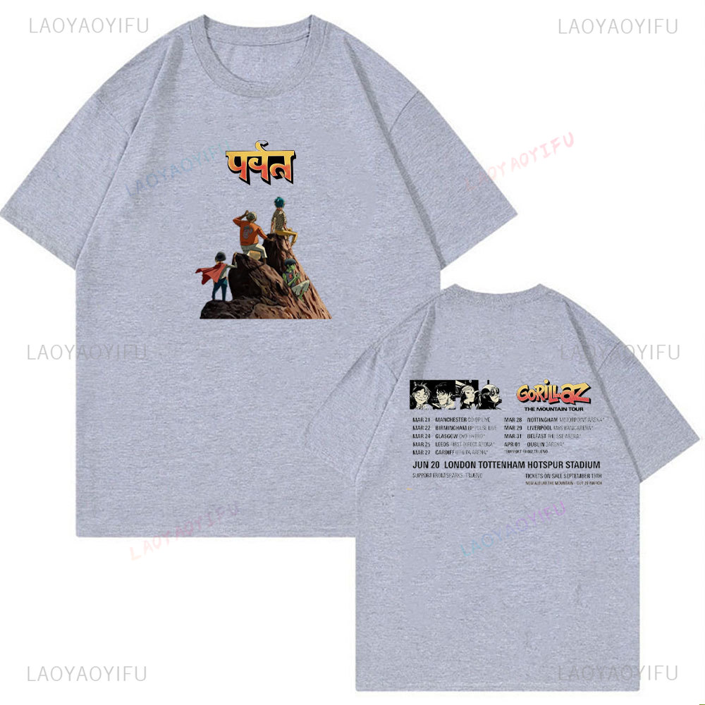 Unisex Cotton Tshirt Gorillaz  - đánh giá và giá Men'S Fashion Uk