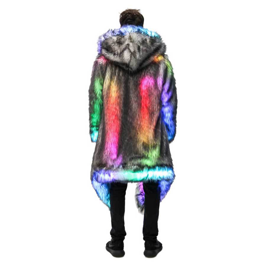 Faux Fur Coat Men Hooded Outer - đánh giá và giá Men'S Fashion Light Jacket