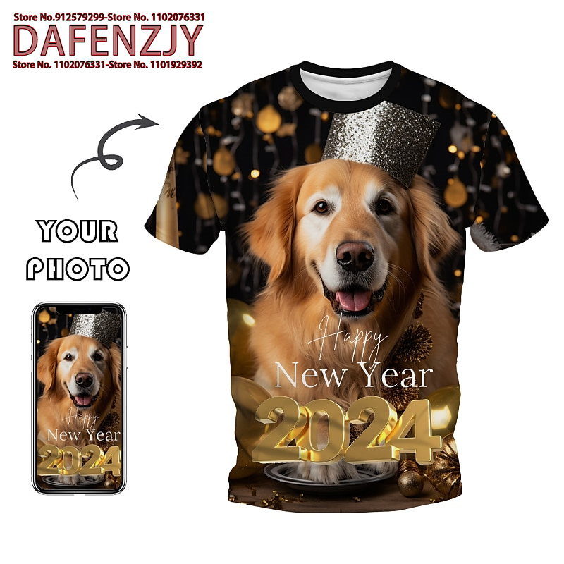 Custom Funny Pet Photo 3D All  - đánh giá và giá Men Fashion Kids