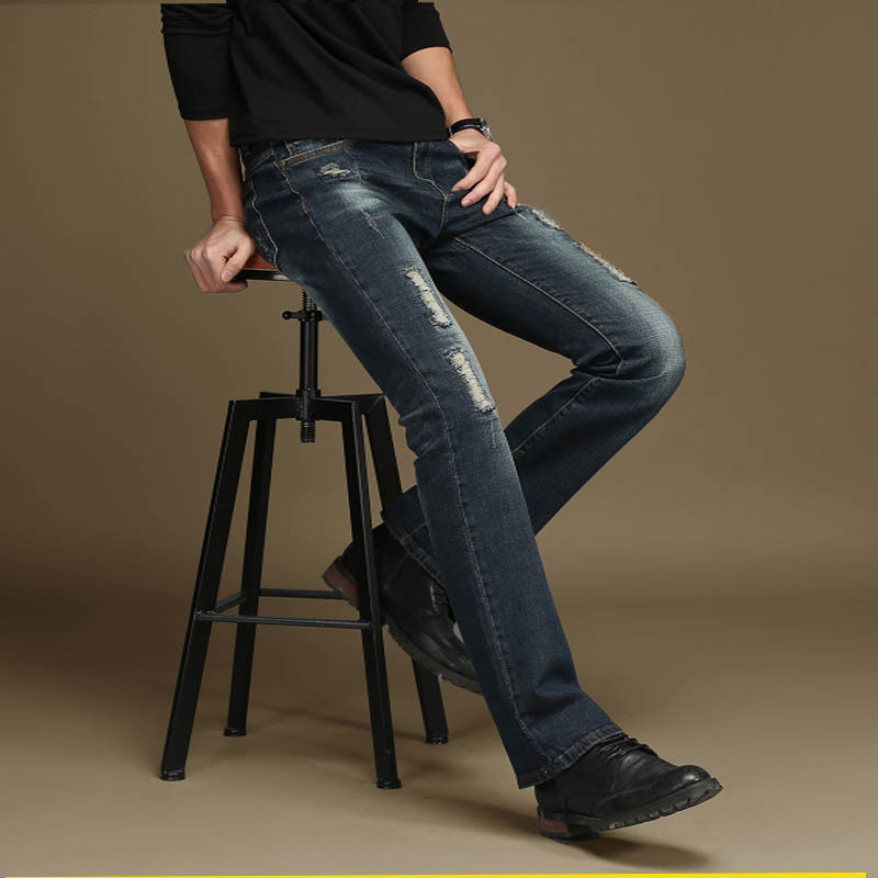 Denim Mens Flared Jeans Pants  - đánh giá và giá Men'S Fashion Jeans And Boots