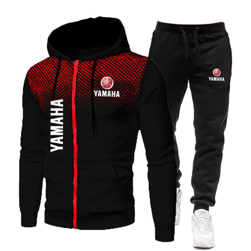 Yamaha Men's Sets Logo Print S - đánh giá và giá Men'S Fashion Zipper Hoodie