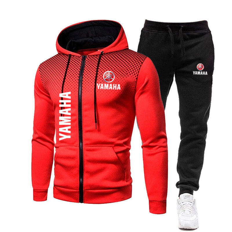Yamaha Men's Sets Logo Print S - đánh giá và giá Men'S Fashion Zipper Hoodie
