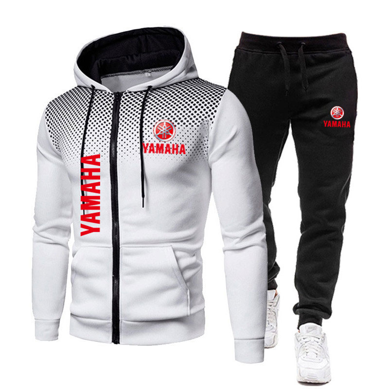 Yamaha Men's Sets Logo Print S - đánh giá và giá Men'S Fashion Zipper Hoodie