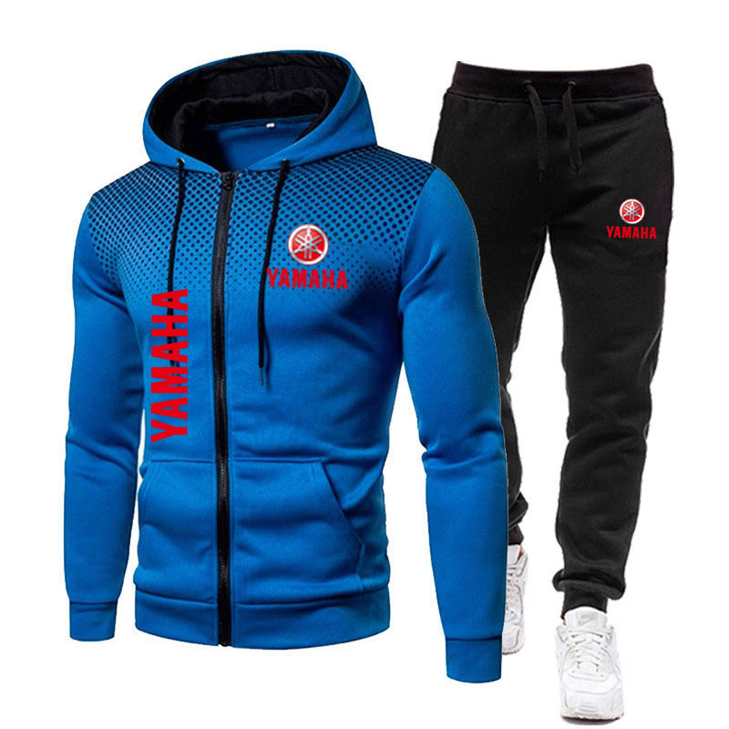 Yamaha Men's Sets Logo Print S - đánh giá và giá Men'S Fashion Zipper Hoodie