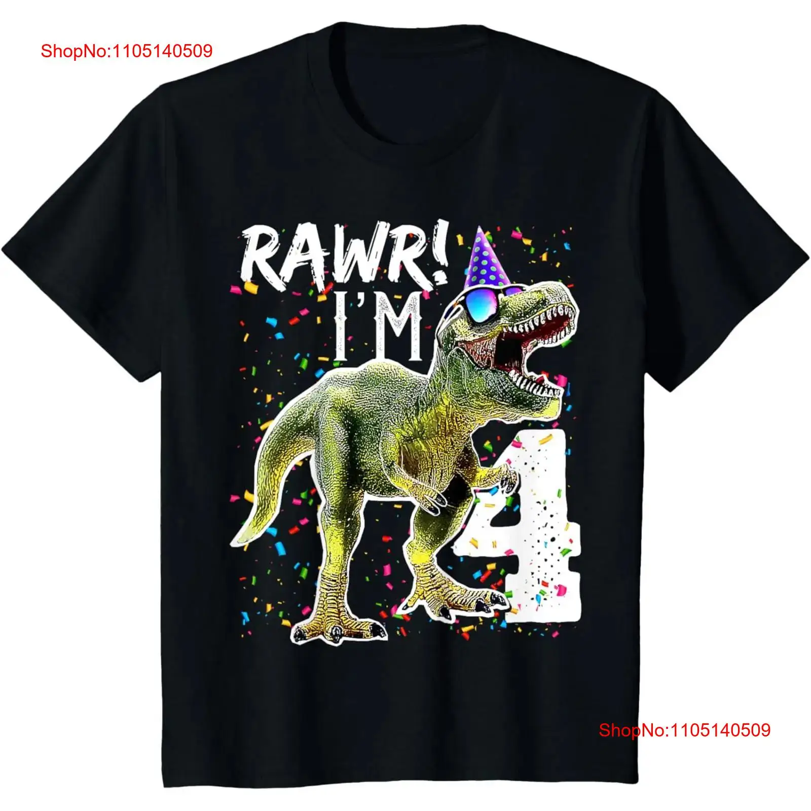 Kids Rawr I'm 4 4th Birthday T - đánh giá và giá Men Fashion Kids