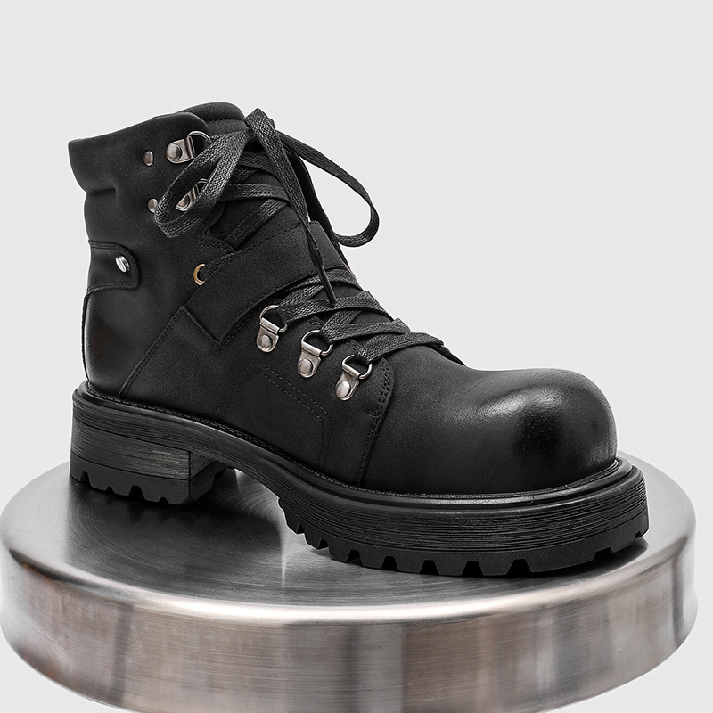 Brand Men Leather Boots Motorc - đánh giá và giá Men'S Fashion Luxury Brands