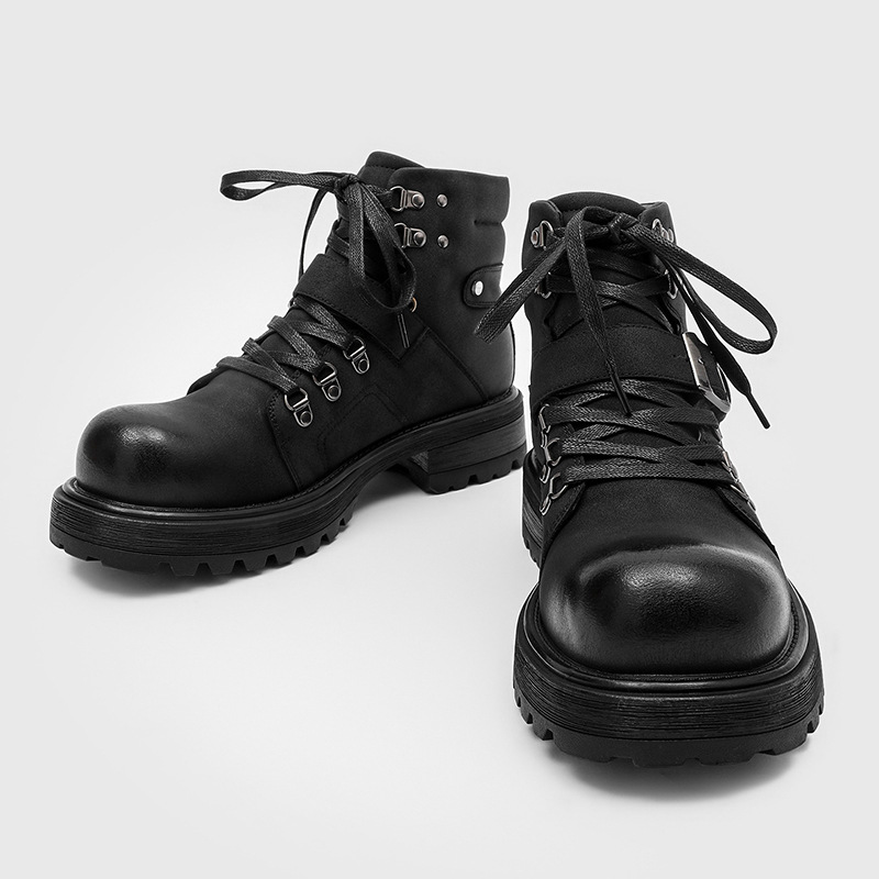 Brand Men Leather Boots Motorc - đánh giá và giá Men'S Fashion Luxury Brands
