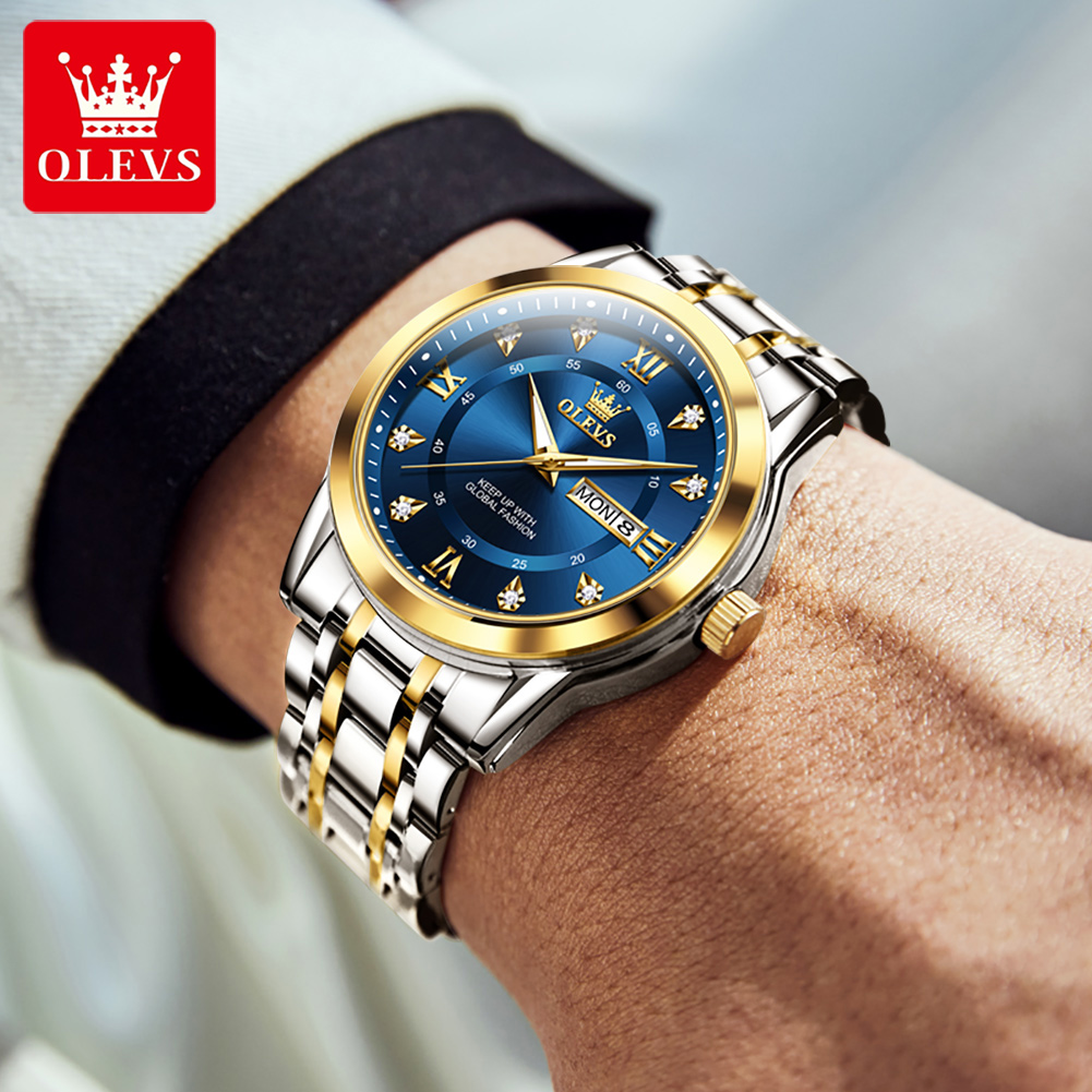OLEVS Brand Fashion men's watc - đánh giá và giá Men'S Fashion Luxury Brands