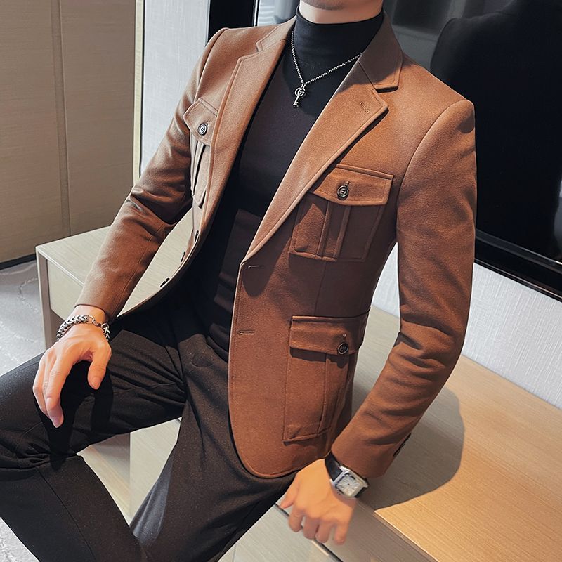 Fashion Light Luxury New Tweed - đánh giá và giá Men'S Fashion Light Jacket