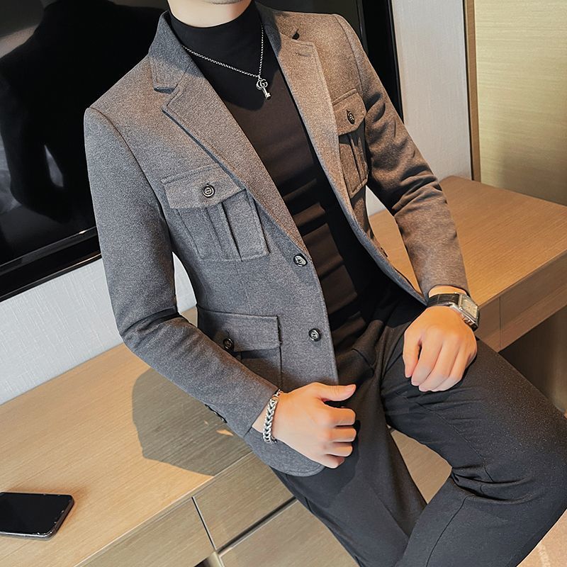 Fashion Light Luxury New Tweed - đánh giá và giá Men'S Fashion Light Jacket