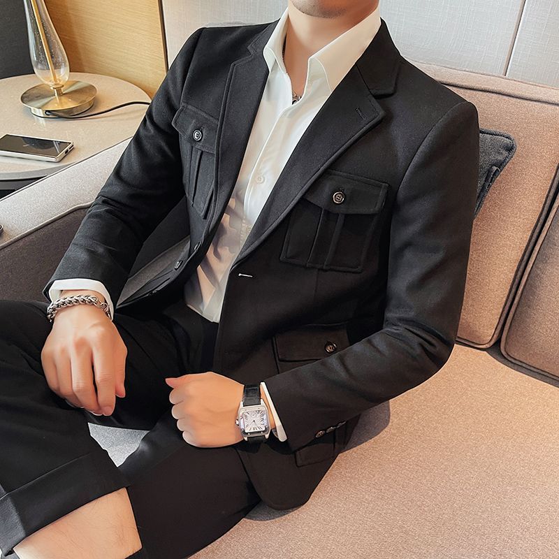 Fashion Light Luxury New Tweed - đánh giá và giá Men'S Fashion Light Jacket