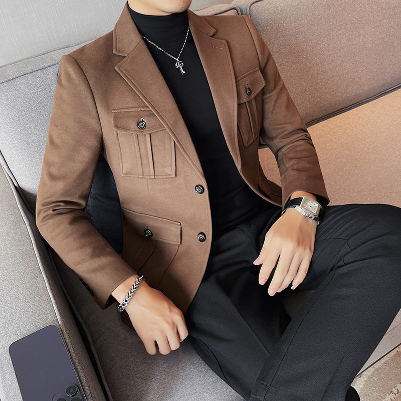 Fashion Light Luxury New Tweed - đánh giá và giá Men'S Fashion Light Jacket