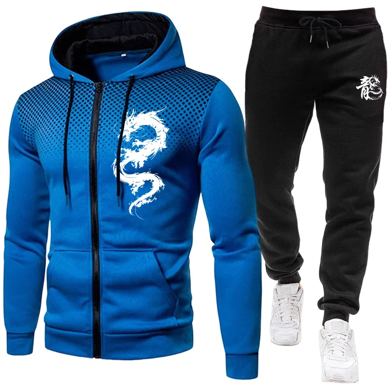 Men's Paris Dragon Pattern Fas - đánh giá và giá Men'S Fashion Zipper Hoodie
