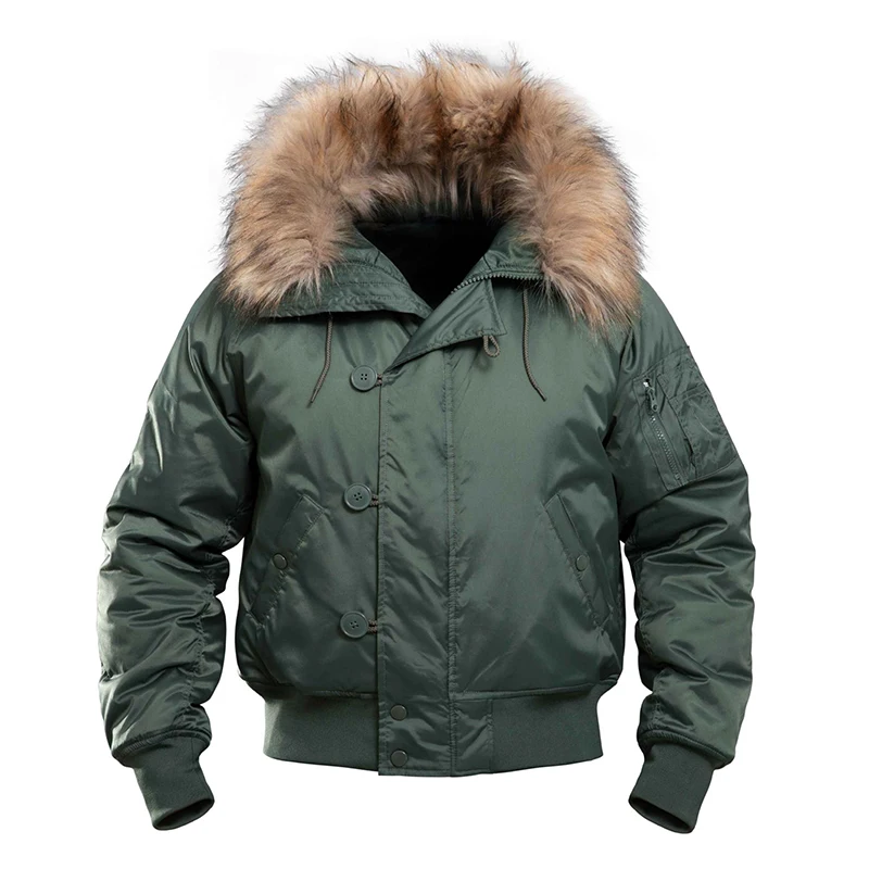 Men's Winter Fleece Tactical J - đánh giá và giá Bomber Jacket Men