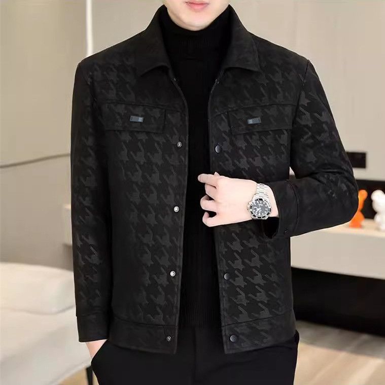 New hot selling fashion leathe - đánh giá và giá Men'S Fashion Light Jacket