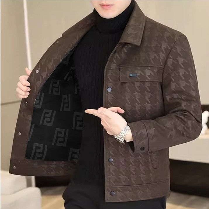 New hot selling fashion leathe - đánh giá và giá Men'S Fashion Light Jacket