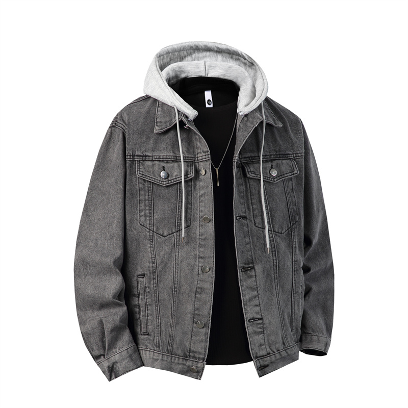 Men Hooded Denim Jacket Men St - đánh giá và giá Bomber Jacket Men