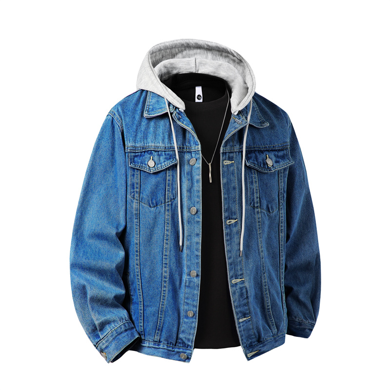 Men Hooded Denim Jacket Men St - đánh giá và giá Bomber Jacket Men