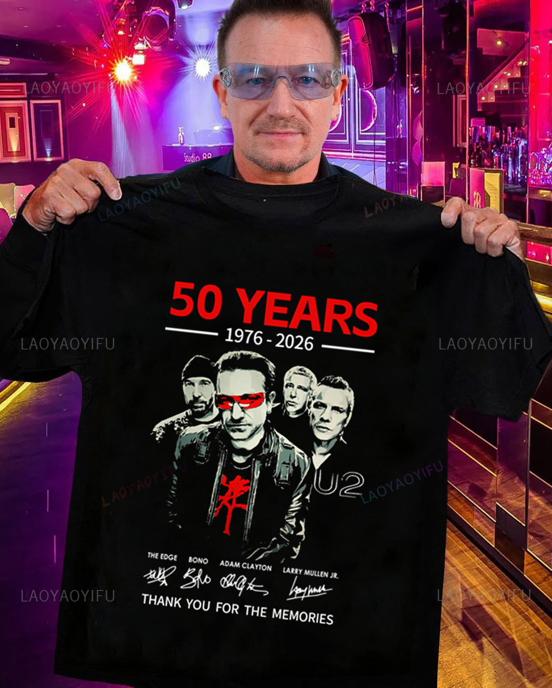 U2 Band 50 Anniversary Graphic - đánh giá và giá Men'S Fashion Over 50