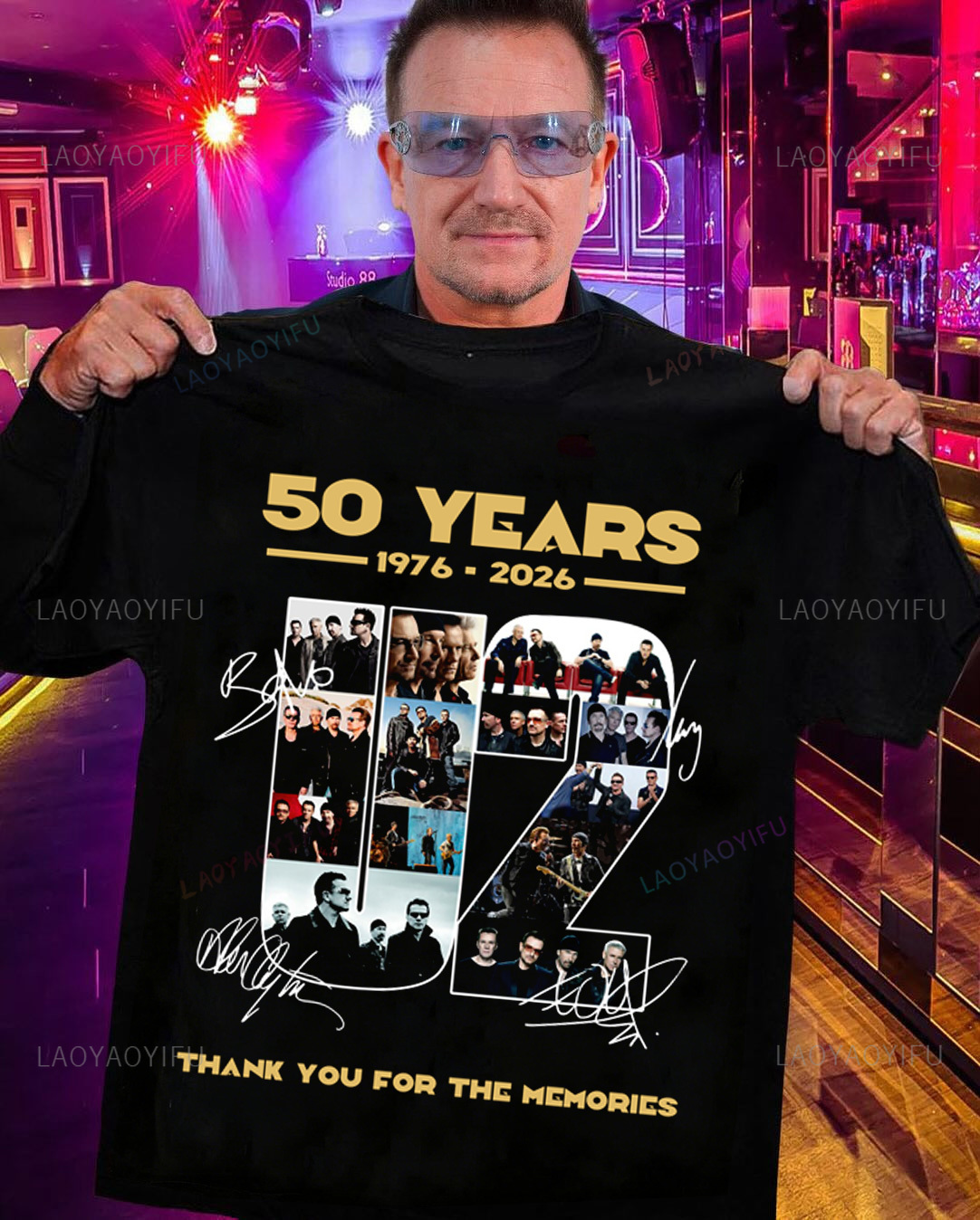 U2 Band 50 Anniversary Graphic - đánh giá và giá Men'S Fashion Over 50