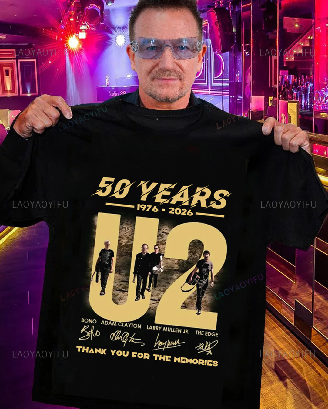 U2 Band 50 Anniversary Graphic - đánh giá và giá Men'S Fashion Over 50